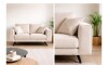 Sofa 2 cps MAGNUS Beige