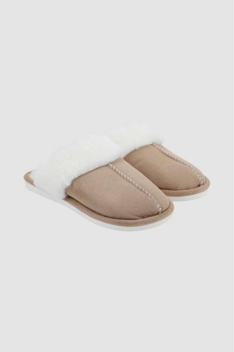 Pantufla warm slippers - Beige 