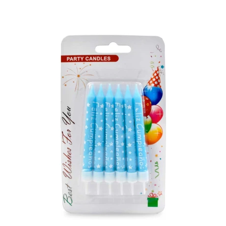 VELA PARA CUMPLEAÑOS X6PCS VELA PARA CUMPLEAÑOS X6PCS