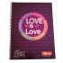 CUADERNOLA PAPIROS FLEX 70 HOJAS RAYADO TAPA LOVE IS LOVE