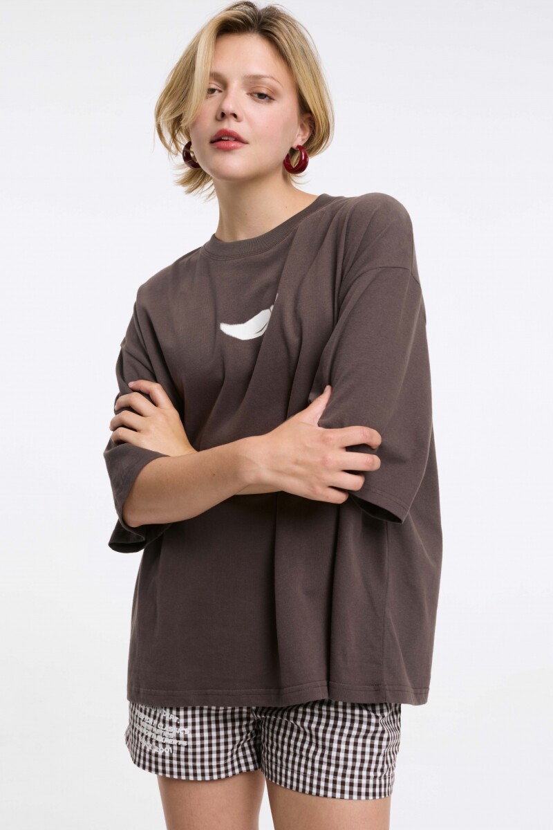 Remera Six - Gris Oscuro 