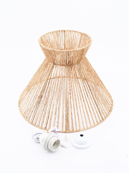 LAMPARA COLGANTE JUTE BEIGE