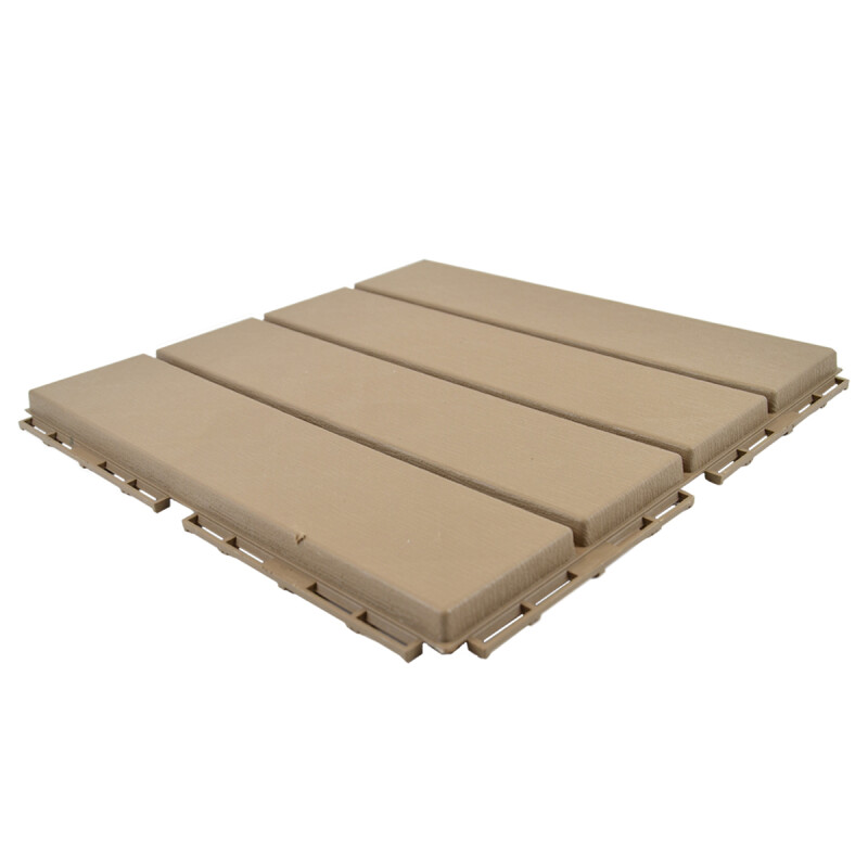 Piso deck encastrable MARRON CLARO