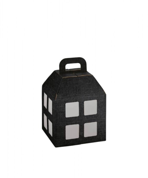 Caja linterna 20x20x25 cm. - SETA NERO Caja linterna 20x20x25 cm. - SETA NERO