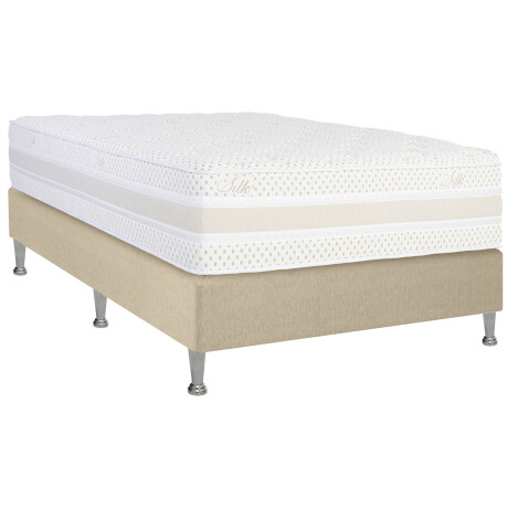 SOMMIER 2 PLAZAS RESORTES POCKET DENSIDAD SIMPHONY