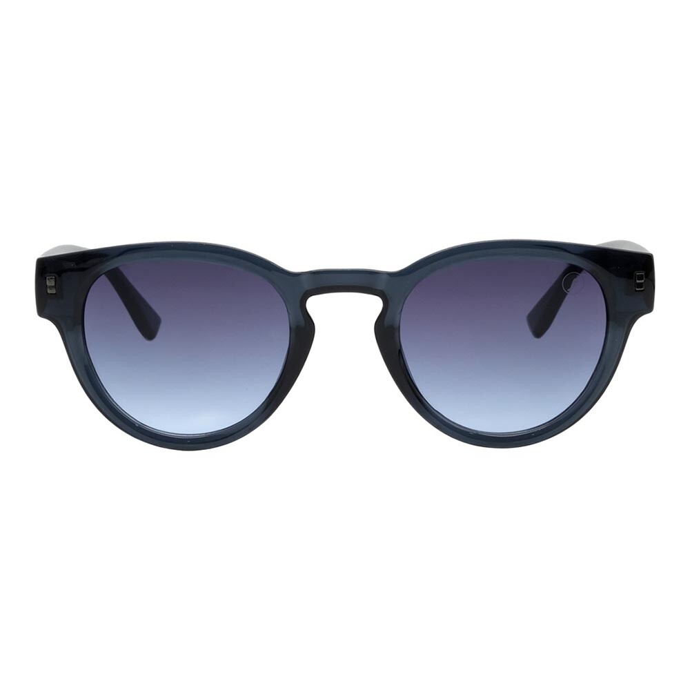 Lentes De Sol De Policarbonato Redondo Chilli Beans Natal Gradiente Azul/Azul