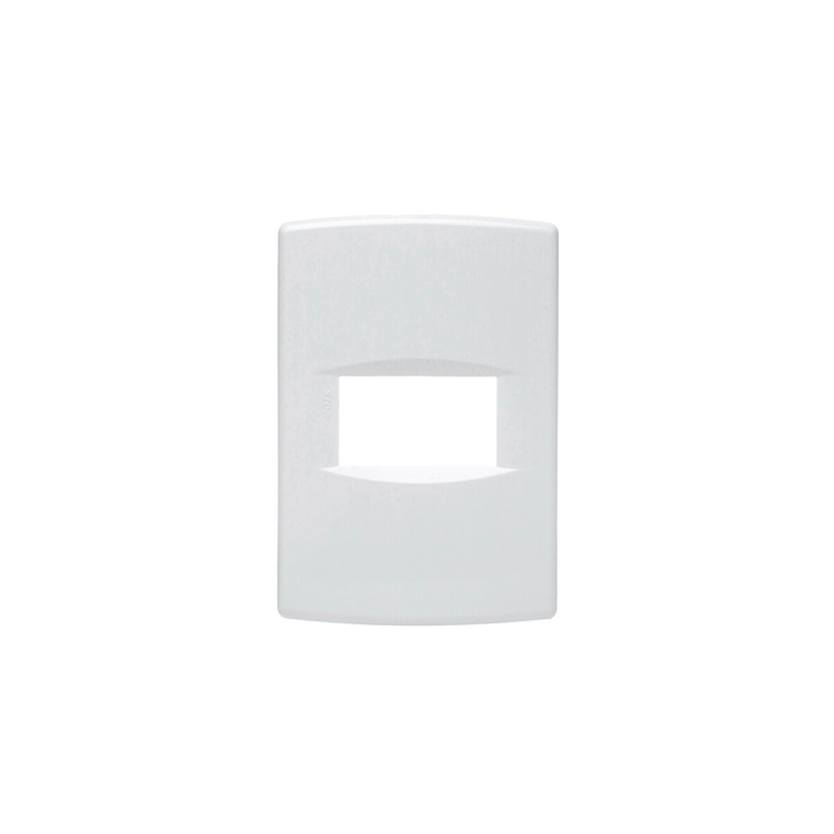 Plaqueta p/1 módulo c/soporte+bastidor blanco puro - SK3416 