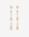 Aros Colgantes Largos Metal Aros Colgantes Largos, Metal Balls - Dorado