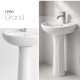 LOZA SANITARIA JUEGO DE LOZA GRAND BLANCO BACHA BLANCO