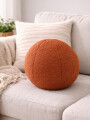 ALMOHADON ESFERA SHERPA TERRACOTA