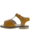 Sandalias de Niña MINI Miss Carol GRACE con velcro y calado Tan