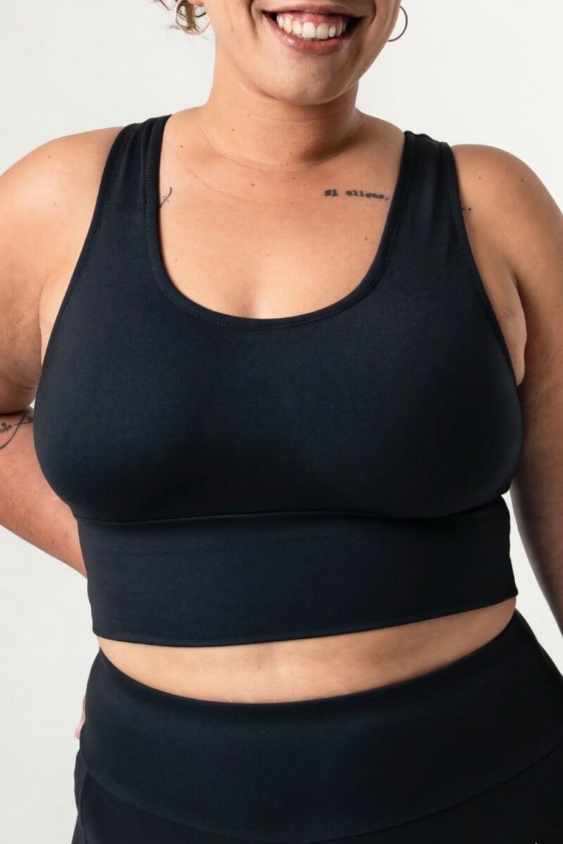 Top deportivo Naomi - Negro 