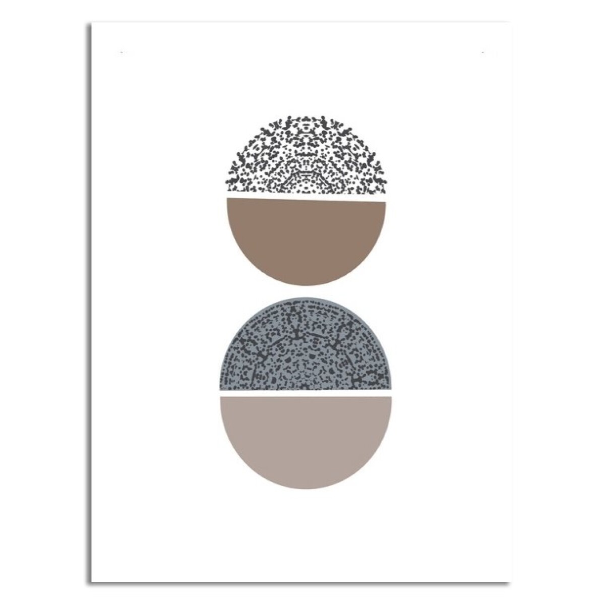 CUADRO CANVAS 30x40cm SEMICIRCULOS 2 