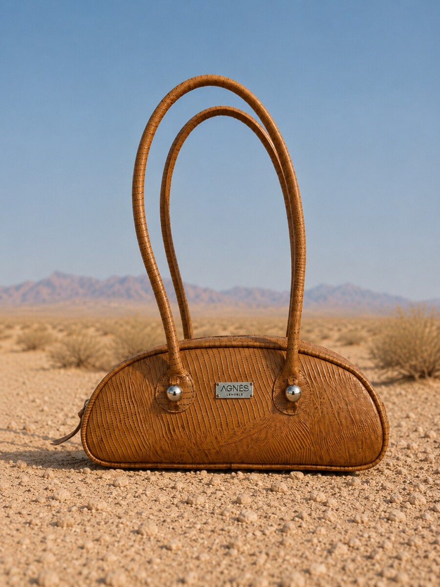 Baguette Bag - Crocco Camel 