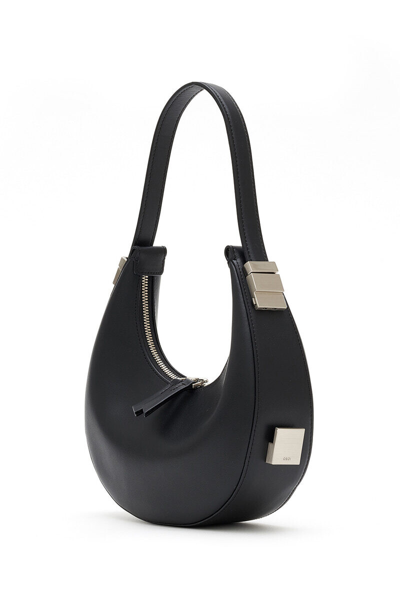 BOLSO DE CUERO Negro