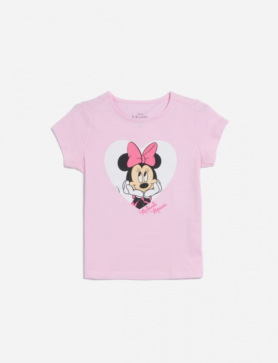 Remera Minnie niña - ROSA 