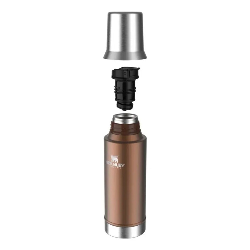 Set Stanley Termo tapa mate 2en1 800ml + Bombilla Bronce