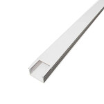 Ducto plástico blanco con adhesivo 20x10mm 2 mts. CAN00054