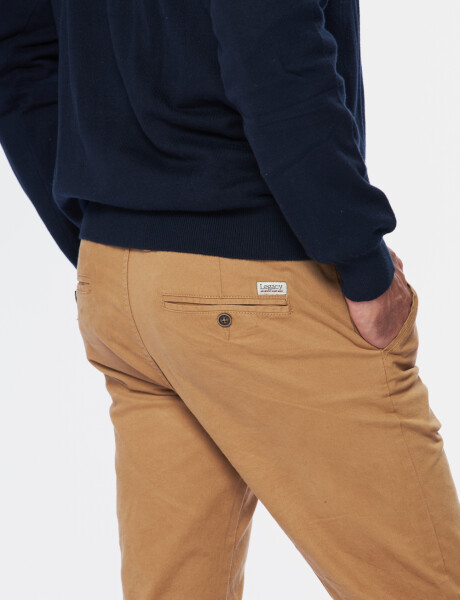 PANTALÓN SPANDEX SLIM FIT Camel