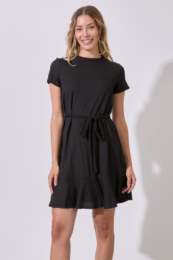 Vestido Cinto NEGRO