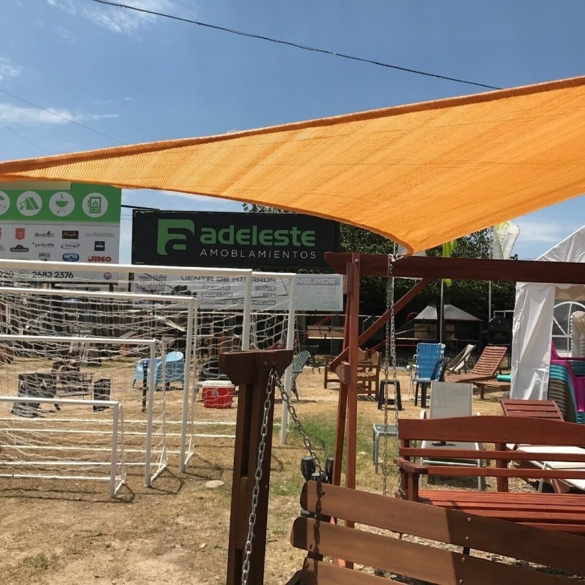 Toldo Vela Triangular 4x4x4 m Beige 