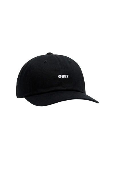 OBEY BOLD CURVE 6 PANEL SB Negro