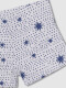 Traje De Baño Estampado Estrellas Azul Medio Oscuro
