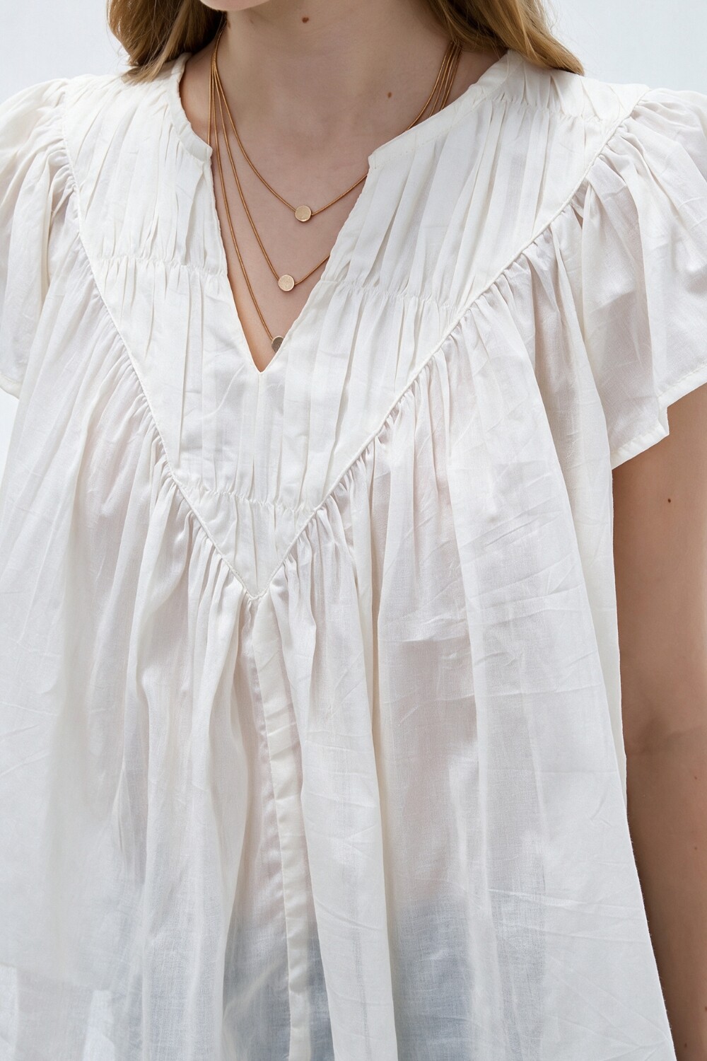 Blusa Glebe Blanco
