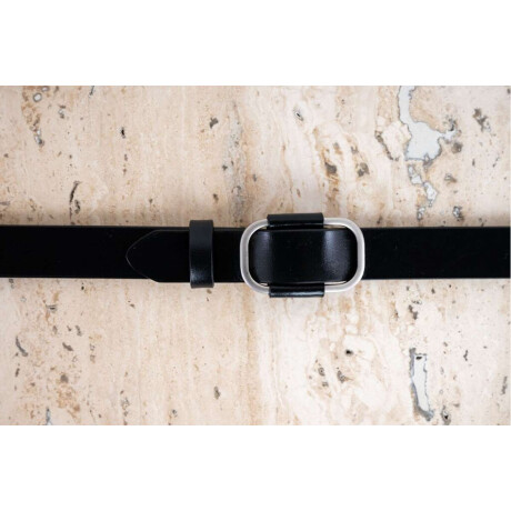 Cinto Hebilla Rectangular Negro