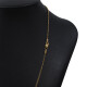 Cadena rolo fina en oro 18k amarillo. Largo 40 cm Cadena rolo fina en oro 18k amarillo. Largo 40 cm