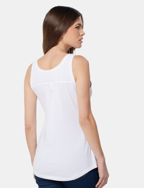 MUSCULOSA LISA Blanco