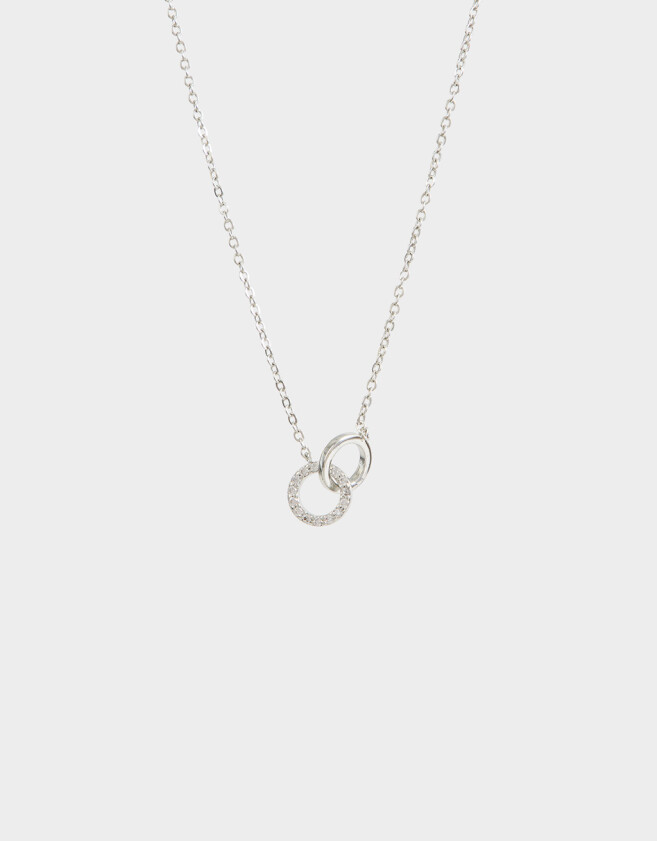 Cadena Corta con Dije Premium Gold Cortos - Plateado