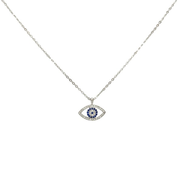 Conjunto Ojo turco - Plata 925 - Zirconias- CJ3054 Conpiedra