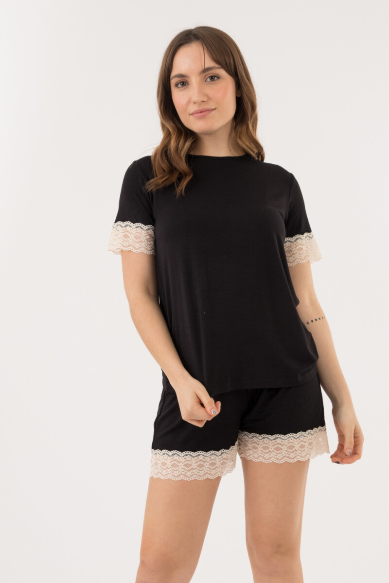 Pijama adelaida Negro