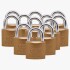 X12 Candados de Bronce Seguridad Baoxin AntiCorrosión 38MM X12 Candados de Bronce Seguridad Baoxin AntiCorrosión 38MM
