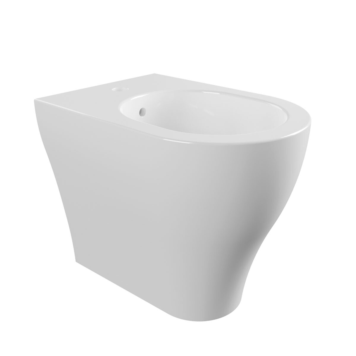 Loza Sanitaria A Piso Brillo Blanco Ap217 