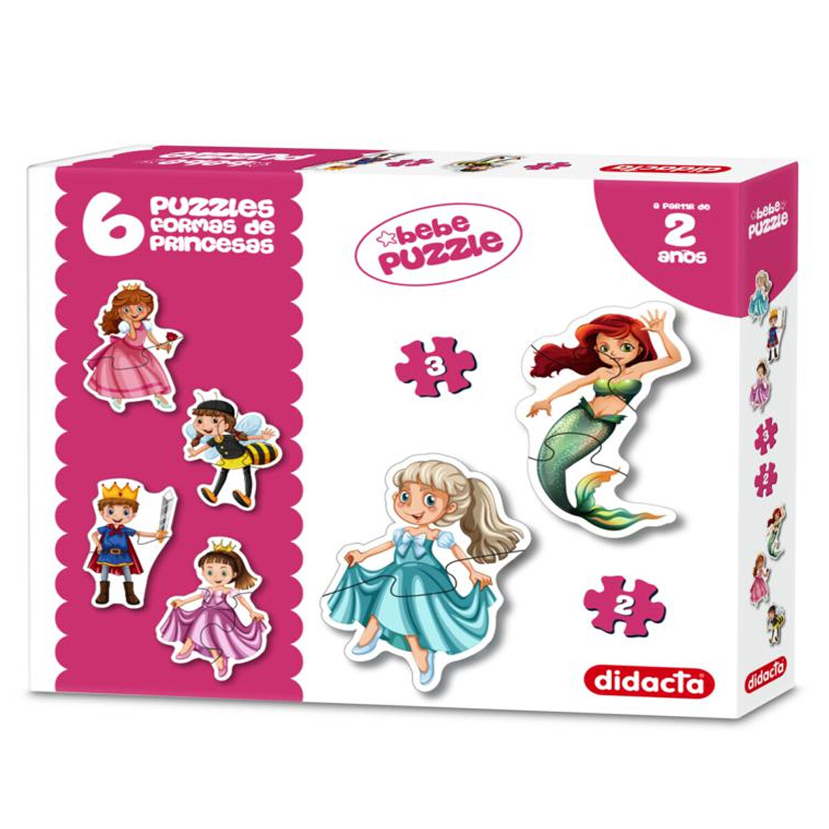 Puzzle Bebe Primer Puzzle Didacta Varios Modelos - Princesas 