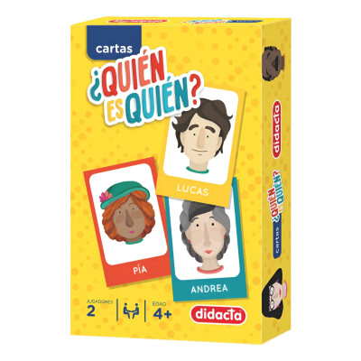 Juego de Mesa Quién Es Quién Cartas Didacta Juego de Mesa Quién Es Quién Cartas Didacta
