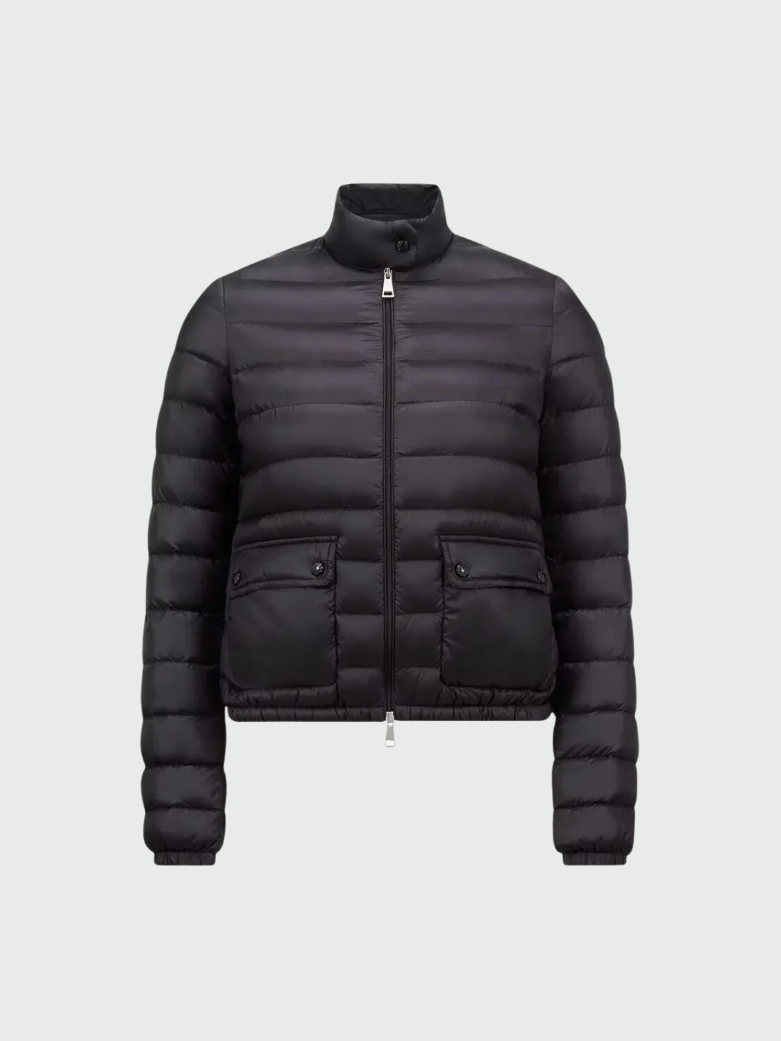 MONCLER - Campera Corta Lans Negro