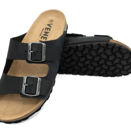 SANDALIAS VENET - CUERO BRUNN NEGRO