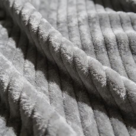 Manta Polar Velvet Fleece Frazada Pana Terciopelo 127x152cm Gris