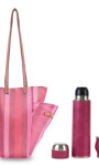 KIT MATERO VOLTOK FUCSIA TANNAT Y GUINDA CON FUCSIA