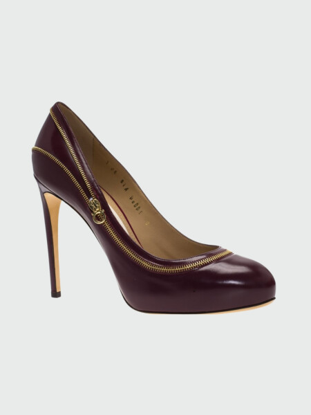 Salvatore Ferragamo, Calzado de cuero, RORY Bordó