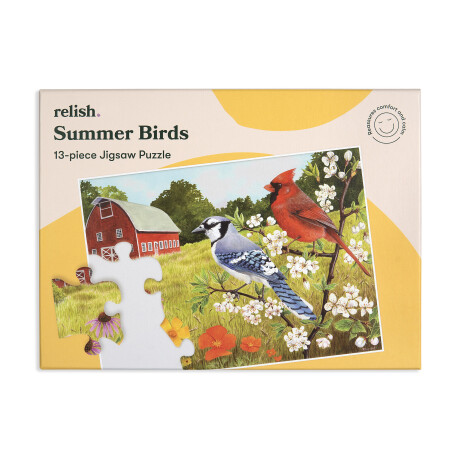 Puzzle Relish 13 Piezas Aves de Verano 001