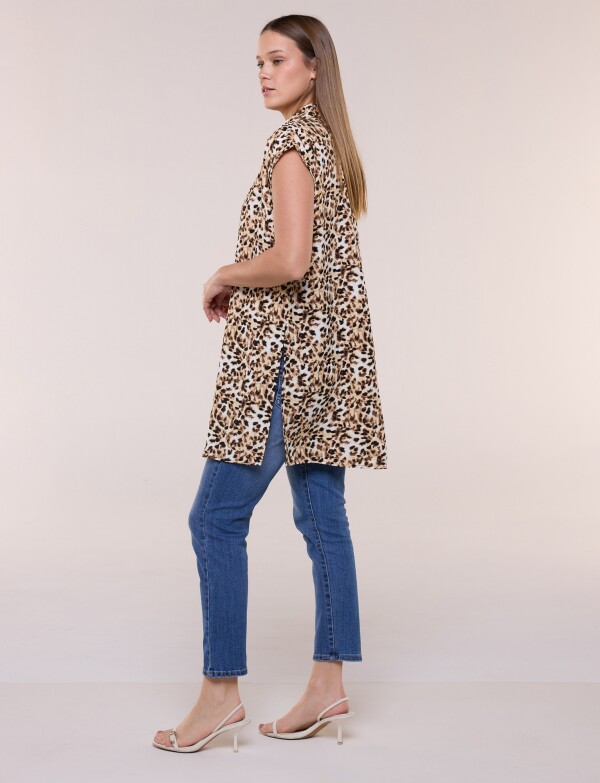 Tunica 2 Ways Printe BEIGE/MULTI