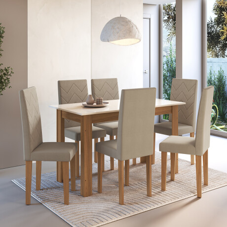 Juego de comedor mesa y 6 sillas Juego de comedor mesa y 6 sillas