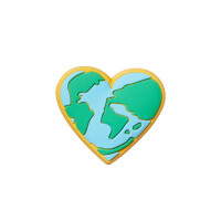 Jibbitz™ Charm Earth Heart Multicolor