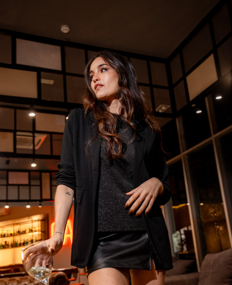 Blazer Megan negro