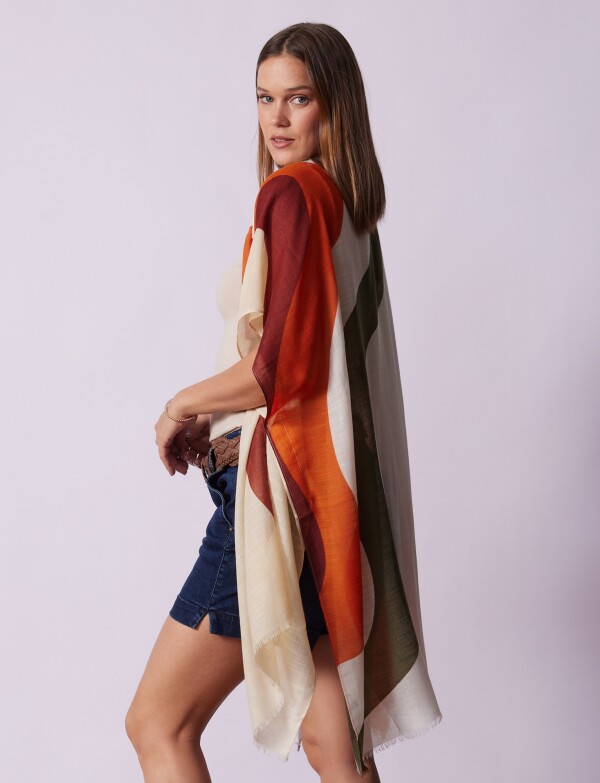 Kimono Printed CRUDO/MULTI