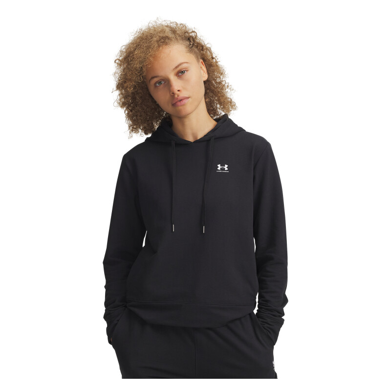 Buzo Under Armour Sport Terry Hoodie Mujer 6011015-001 Negro